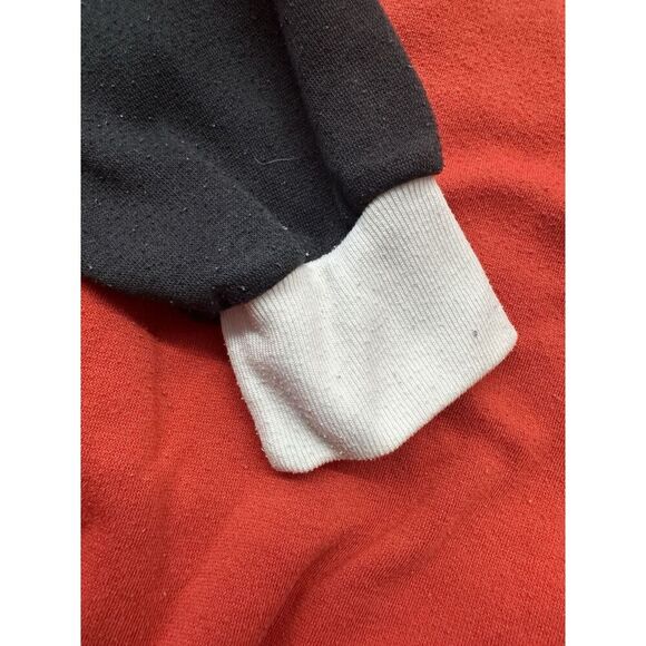 Adidas Crew Neck Sweatshirt 60’s 70’s Red Black White Embroidered Logo VTG - Picture 4 of 13
